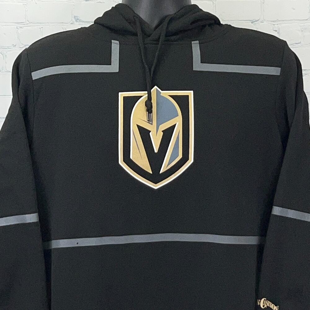 Las Vegas Golden Knights Hoodie Hooded Sweatshirt Station Casinos Black M Medium
